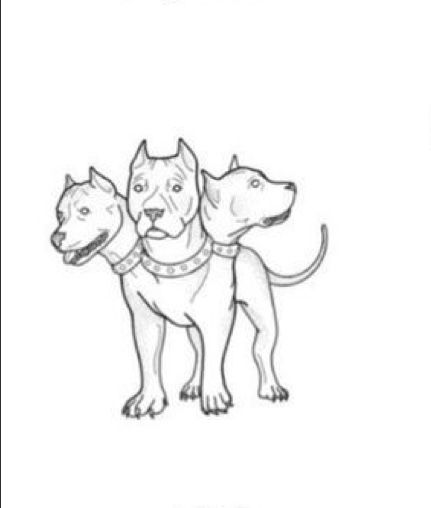 Cerberus Tattoo Simple, Disney Inspired Tattoos, Third Eye Tattoos, Greek Mythology Tattoos, Tattoo Outline Drawing, Drawing Ideas List, Harry Potter Tattoos, Mythology Tattoos, Old School Tattoo Designs