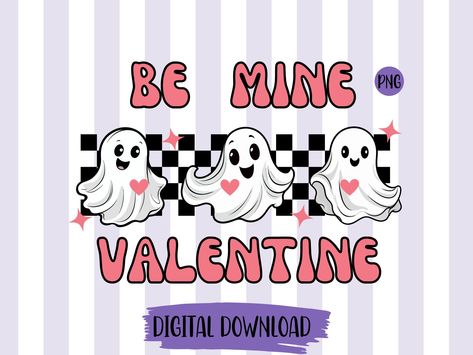 Valentine Ghost, Be Mine Valentine, Retro Ghost, Ghost Png, Valentine Png, Downloads Folder, Be Mine, First Photo, Drawing And Illustration