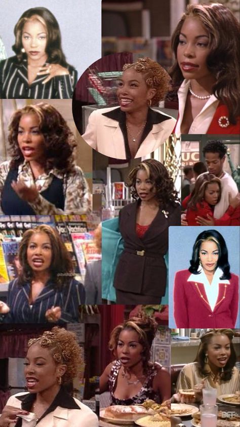 Kim From The Parkers Outfits, Monique The Parkers, Paula Jai Parker 90s, The Parkers, Moesha Diary, Kim Parker, Kim Parker Outfits The Parkers, Kim Parker Outfits 90s Fashion, Paula Jai Parker