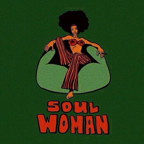 Soul Woman, Jjba Oc, Female Energy, Album Posters, Black Art Painting, Afrocentric Art, Neo Soul, Black Artwork, Pulp Art