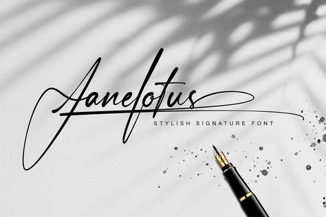 Janelotus Signature Font is a perfect font, with a natural flow which will make you fall in love with its incredibly timeless style. The post Free Janelotus Signature Font appeared first on Creativetacos. Letterhead Format, Fall Fonts, Logo Handwritten, Fonts Handwriting, Label Photography, Signatures Handwriting, Cool Signatures, Photography Watermark, Popular Fonts