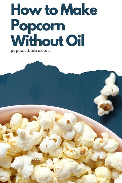 Is there anyone who doesn’t love popcorn? A trip to the movie theater just wouldn’t be the same without it. It’s a delicious snack, and it’s so easy to add the flavors you like if you make it yourself – butter, cinnamon, or even chocolate. However, there’s just one thing that might put a damper on the popcorn party – the oil. It’s true that when you pop your popcorn, you usually have to use oil to make it happen. Healthy Chip Alternative, Chocolate Covered Popcorn, How To Make Popcorn, The Movie Theater, Butter Cinnamon, Popcorn Party, Butter Popcorn, Pop Popcorn, Flavored Popcorn