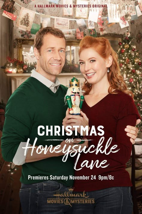 Hallmark: "Christmas on Honeysuckle Lane" Christmas Hallmark Movies, Film Romance, Christmas Movies On Tv, Alicia Witt, Jar Jar Binks, Hallmark Mysteries, Movies Christmas, Xmas Movies, Best Christmas Movies