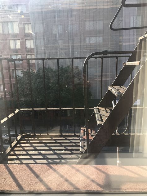 Window Fire Escape Ladder, Fire Escape Aesthetic, Apartment Fire Escape, Nyc Fire Escape Aesthetic, New York Fire Escape Aesthetic, Nyc Fire Escape, New York Fire Escape, Fire Ladder, Look Back In Anger