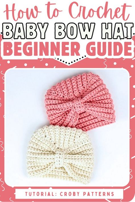 Crochet Cute And Easy Baby Hat Simple Crochet Newborn Hat, Crochet Santa Hat Baby, Crochet Baby Hat And Booties Free Pattern, Baby Hats Crochet Pattern, Baby Hats Crochet Free, Crochet Newborn Beanie Free Pattern, Crochet Premie Hats Free Pattern, Easy Baby Beanie Crochet Pattern, Crochet Hat For Toddler Girl