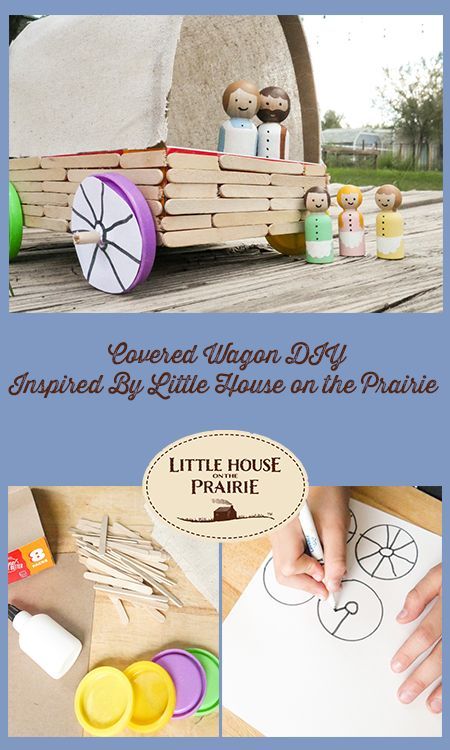 Covered Wagon Diy, Diy Covered Wagon, Covered Wagon Craft, Pioneer Activities, Pioneer Crafts, Covered Wagons, Pioneer Days, House Series, Westward Expansion