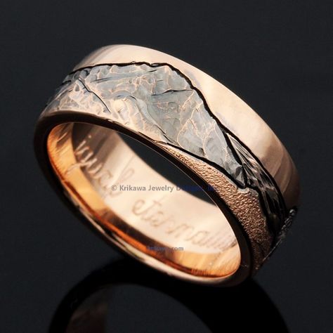 Mountain Beach Wedding Band Big Band Wedding Ring, Wedding Ring Band Men, Engraved Mens Wedding Ring, Men’s Wedding Band Outdoorsy, Mens Outdoorsy Wedding Bands, Wedding Rings Unusual, Nontraditional Mens Wedding Rings, Cool Men Wedding Band, Male Wedding Rings Aesthetic