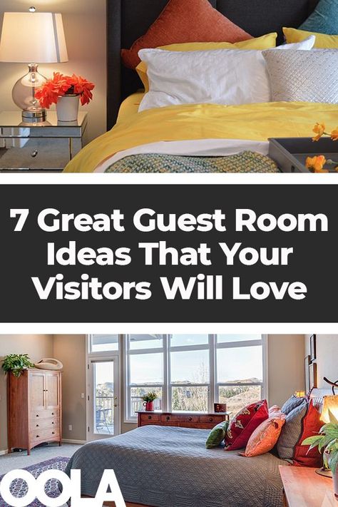 7 Ideas For A Great Guest Room That Your Visitors Will Love Repinned by www.craftproquo.com   #holidayguests #homedecor #visitors  #home #decor Functional Guest Room, Small Guest Room Ideas, Modern Farmhouse Guest Bedroom, Guest Room Ideas, Small Guest Rooms, Farmhouse Guest Bedroom, Guest Room Essentials, Room Ideas For Small Rooms, Small Guest Room