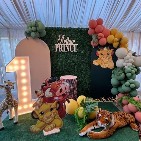 Lion King 1st Birthday Party 🧡 #lionkingparty #backdroprentals #1stbirthday Lion King Second Birthday Party, Lion King 1st Birthday Party Ideas Boys, Lion King First Birthday Party Ideas, Lion King Birthday Decorations, Lion King 1st Birthday Party, Lion King 1st Birthday, Lion King Decorations, Birthday Lion King, Lion King Party Decorations