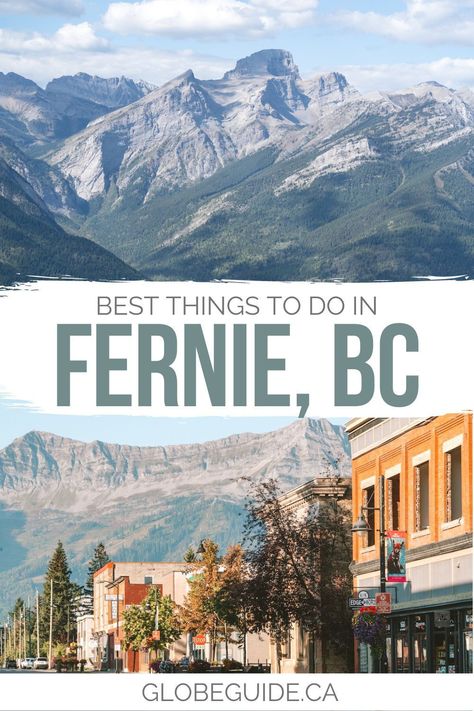 From tackling the hiking trails to epic paddling adventures, here are the best things to do in Fernie, BC in fall. Travel in Canada | BC travel | What to do in Fernie Travel In Canada, Fernie Bc, Snow Valley, Island Lake, Beautiful Travel Destinations, The Rocky Mountains, Koh Tao, Travel Pins, Fall Travel