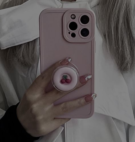 aesthetic trendy cute light pink baby pink phone case cases iphone 11 12 13 pro pop socket cherry anime inspired japan japanese korean chinese asian core Pop Socket Aesthetic, Korean Pop Socket, Pink Pop Socket, Korean Phone Cases, Japanese Baby, Pink Cases, Pink Phone Cases, Diy Phone, New Phones