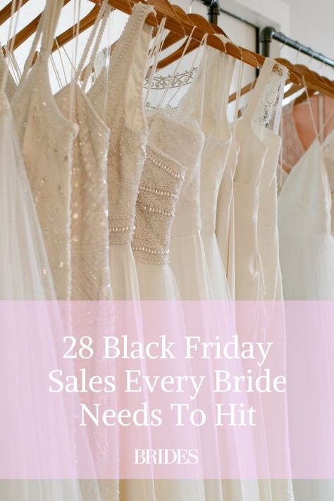 28 Black Friday Sales Every Bride Needs To Hit Friday Wedding, Black Friday Sales, Wedding Sale, What To Buy, Gift Guides, Wedding Things, Black Wedding, Black Friday Sale, Things To Buy