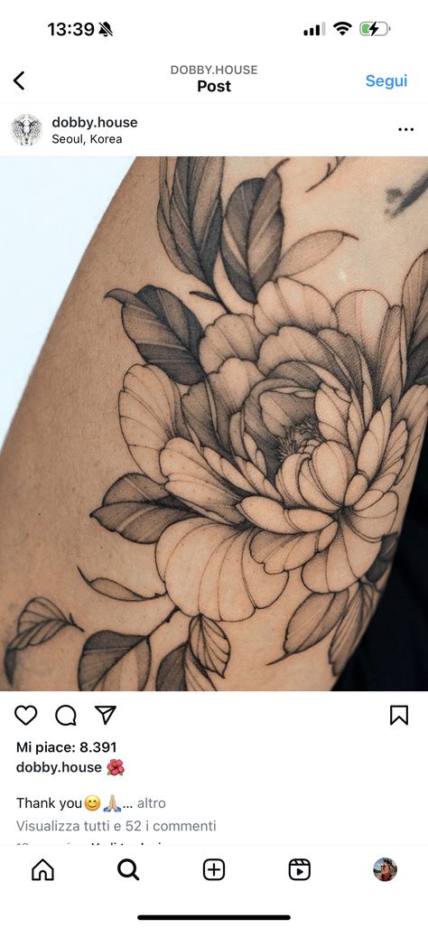 Unusual Flowers, Flower Tattoo, Tattoos