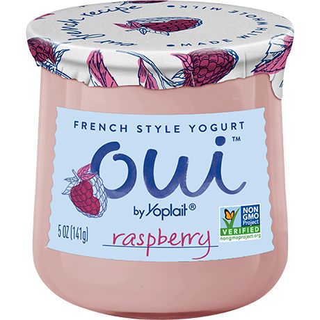 French Style Yogurt, French Yogurt, Oui Yogurt, Raspberry Projects, Yoplait Yogurt, Traditional French Recipes, Raspberry Yogurt, Yogurt Flavors, Raspberry Fruit