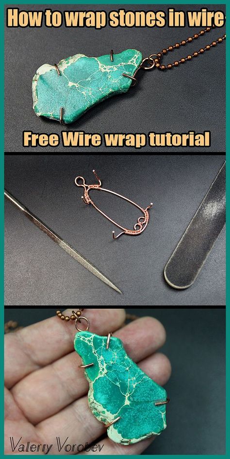 Jewelry Tutorials Free, Wire Weaving Tutorial, Metal Jewelry Making, Wire Wrapped Stone Jewelry, Wire Wrapping Techniques, Wire Wrap Jewelry Designs, Wire Wrapped Jewelry Diy, Wire Wrapped Jewelry Tutorials, How To Wrap