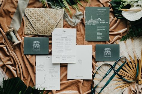 Filipino Inspired Wedding Invitations, Filipino Invitation Weddings, Modern Filipino Wedding Invitation, Emerald And Gold Wedding Invitations, Modern Filipiniana Wedding Theme Invitation, Filipino Beach Wedding, Filipino Themed Wedding Invitation, Filipino Wedding Ideas, Rustic Filipiniana Wedding Theme