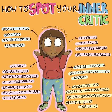 Becks from Journey to Wellness (@journey_to_wellness_) posted on Instagram • Jun 27, 2021 at 8:43pm UTC Inner Critic, Comfortable Clothes, Feeling Insecure, To Move Forward, Orange Background, Health Tips, Affirmations, How Are You Feeling, Mindfulness