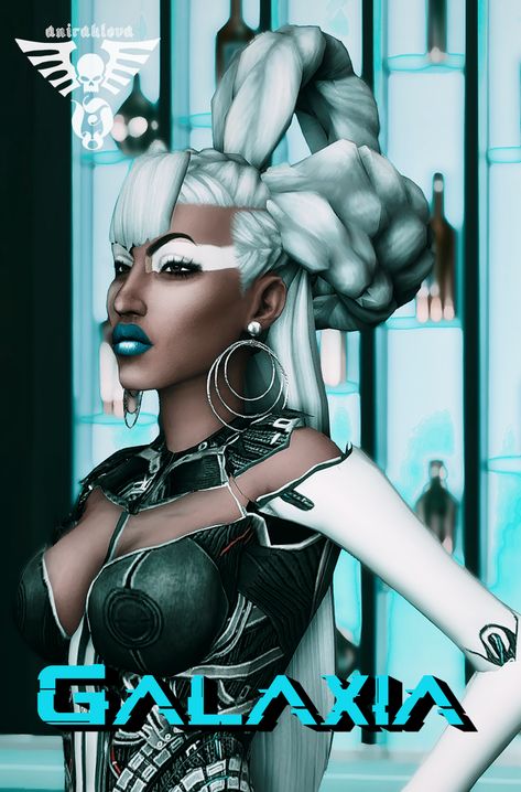 Sims 4 Alien Hair, Lady Gaga Hair, Hair Ts4, Ts4 Hair, 4 Hairstyles, Sims 4 Stories, World Hair, Stacked Hair, Cyberpunk Clothes