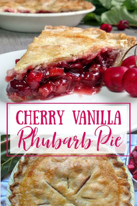 Rhubarb Recipes Pie, Rhubarb Desserts, Strawberry Rhubarb Pie, Rhubarb Pie, Rhubarb Recipes, Strawberry Rhubarb, Samosa, Homemade Desserts, Rhubarb