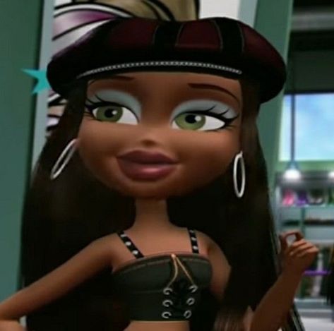 bratz icons beauty fashion sasha Bratz Movie 2007, Aesthetic Bunny, Outfit Inspo Y2k, Bratz Movie, Black Bratz Doll, Bratz Doll Outfits, Bratz Girls, 2000s Clothes, Bratz Inspired Outfits