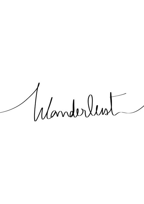 Wanderlust Font, Word Tattoo, Iphone Aesthetic, Word Tattoos, New Life, Body Art, Tattoos, Iphone, Quick Saves