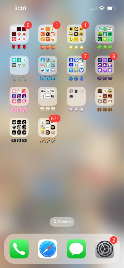 #rainbow #colorful #organization #phone #apps Colorful Home Screen, Rainbow Homescreen, Phone Themes Iphone, Iphone App Organization, Colorful Organization, App Organization, Organization Aesthetic, Rainbow Order, Coding Apps