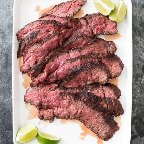 Steak Diner, Balsamic Flank Steak, Chili Chutney, Steak Taco Recipe, Steak Taco, Marinade Flank Steak, Flank Steak Tacos, Skirt Steak Recipes, Grilled Skirt Steak