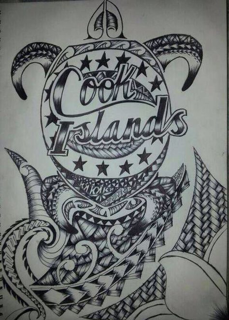 Pretty CookIsland Art Work Cook Island Tattoo Design, Cook Island Tattoo, Islander Patterns, Poly Drawing, Island Tattoos, Maori Tattoo Patterns, Side Hip Tattoos, Cook Island, Island Tattoo