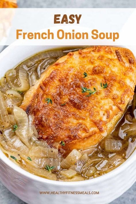 French Onion Soup Dutch Oven French Onion Soup, French Onion Soup Recipe Dutch Oven, French Onion Soup Quick, Easy French Onion Soup No Wine, Easy French Onion Soup, Gluten Free Chicken Noodle Soup, Rich And Simple French Onion Soup, Classic French Onion Soup, Fitness Meals