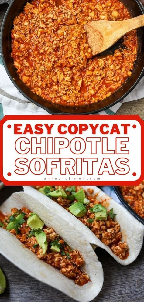 If you don't like tofu, then this healthy Mexican recipe will change your mind! Recreating these Copycat Chipotle Sofritas at home means you can always go back for seconds. Whether served on a… More Sofritas Chipotle Recipe, Sofritas Recipe, Chipotle Sofritas, Crumbled Tofu, Chipotle Tofu, Chipotle Copycat Recipes, Sofrito Recipe, Chipotle Recipes, Copycat Chipotle