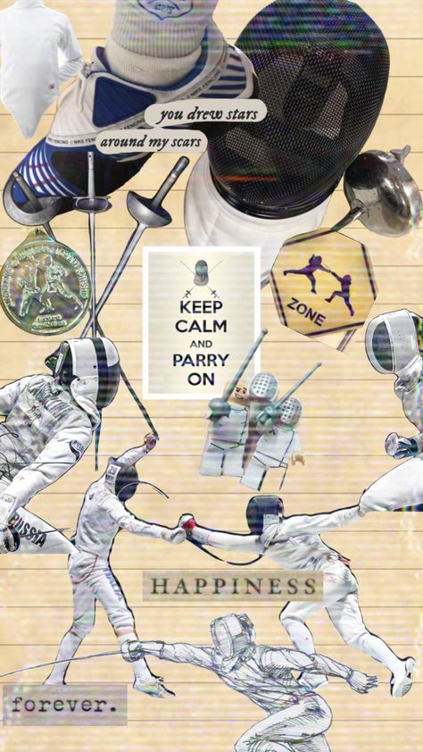 #fencingsport Epee Fencing, Fencing Club, Fencing Sport, Sports Aesthetic, Fencing, Pretty Wallpapers, Fence, Fun Sports, Collage