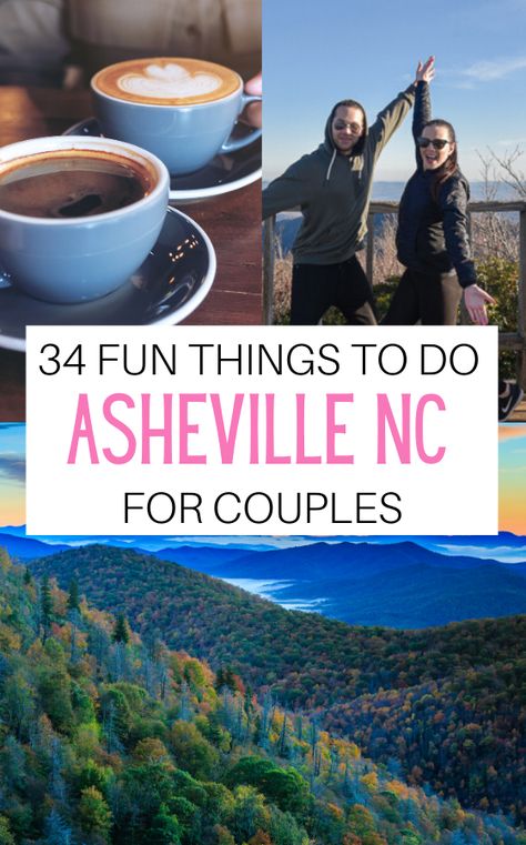 Ashville North Carolina, Things To Do In Asheville, Downtown Asheville Nc, South Carolina Travel, North Carolina Vacations, Couples Weekend, North Carolina Travel, Romantic Things To Do, Mountain Vacations