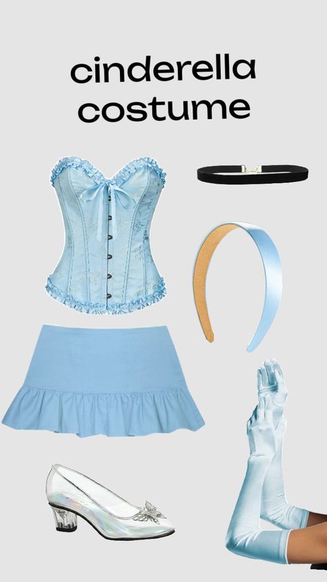 #cinderella #costume #disney #princess #disneyprincess #blue #outfit Cinderella Halloween Costume, Cinderella Aesthetic, Cinderella Blue, Costume Disney, Cinderella Costume, Solo Costume, Costume Parties, Halloween Party Costumes, Blue Outfit