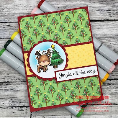 Mama Elephant Reindeer Cards, Reindeer Cards, Deer Cards, Doodle Christmas, Elephant Cards, Mama Elephant Cards, Mama Elephant Stamps, Card Sketches Templates, Reindeer Card