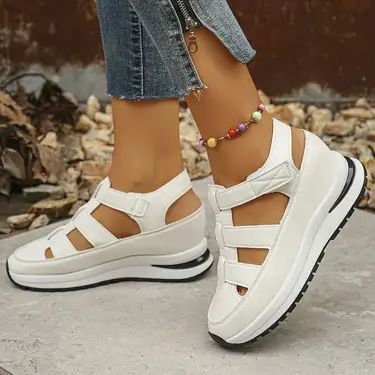 Velcro Sandals, Orthopedic Sandals, Sole Shoes, Platform Wedge Sandals, Sport Sandals, Summer Style Casual, Business Casual Outfits, Casual Sandals, Womens Casual Outfits