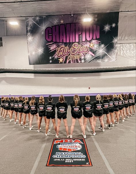 Uca Cheer Camp 2023, Nca Cheer, Cheer Summit, Nca Cheer Champions, Summit Champion Cheer, Champion Force Cheerleading, Cheer Nationals, Cheer Aesthetic, Nen Fam