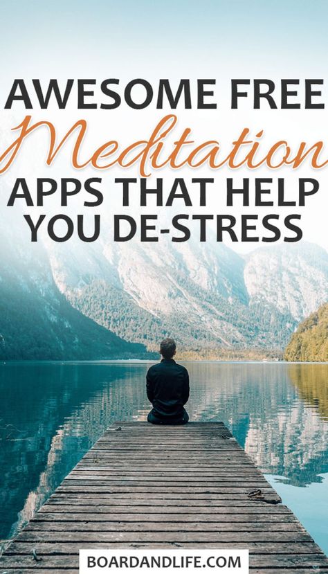 Awesome free meditation apps Free Meditation Apps, Ways To Destress, Mindful Meditation, Relaxation Exercises, Transcendental Meditation, Meditation Apps, Meditation For Beginners, Meditation Benefits, Zen Meditation