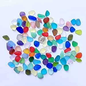 Sea Glass Beads/Beach Glass Beads for Jewelry Making (Big Size / 12-16 mm, Multicolored Rainbow Mix, Not Drilled) (200 Pieces) Sea Glass Beads, Jewelry Making Project, Beading Projects, The Chosen, Beads For Jewelry Making, Beach Glass, Beads For Jewelry, Free Amazon Products, Amazon Art