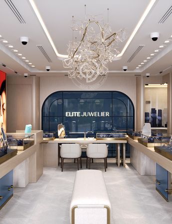 Jewellery Showroom Display, Jewelry Showroom Interiors, Modern Jewelry Store Interior, Luxury Jewelry Store Interior, Jewellery Shop Interior Design, Jewellery Store Interior, Jewelry Layout, Jewelry Shop Design, Luxury Jewelry Display