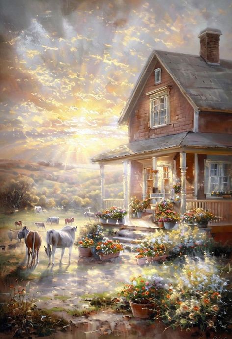 Add a touch of peaceful country charm to your space with this digital download of a farmhouse bathed in the warm glow of sunrise. The gentle morning light illuminates the rustic barn and calm livestock, creating a serene, cozy atmosphere. Instantly downloadable and ready to print in various sizes, this artwork is perfect for those who want to bring a little slice of tranquil farm life into their homes! How to Download & Print 1.Purchase & Download - Once your payment is complete, you'll receive a link to download your high-resolution image. 2.Choose Your Print Method - Print at home, use a local print shop, or order from an online printing service. 3.Select Your Size & Material - Print on canvas, photo paper, or any material that fits your style. 4.Frame & Enjoy - Add a frame or display as Rustic Coastal, Charming Farmhouse, Canvas Photo, Country Charm, Rustic Barn, Morning Light, High Resolution Images, Farm Life, Printing Methods