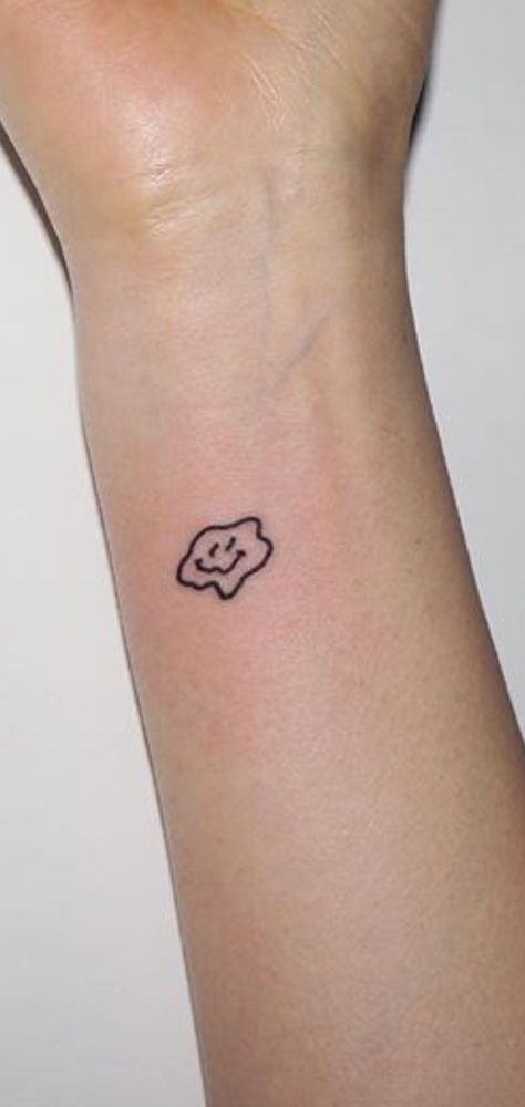 Silly Stick And Poke Tattoo, Tiny Tattoos Funny, Tiny Silly Tattoos, Small Silly Tattoos Fun, Funny Mini Tattoos, Frog Stick And Poke, Simple Silly Tattoos, Simple Fineline Tattoos, Small Stick And Poke Tattoo Simple