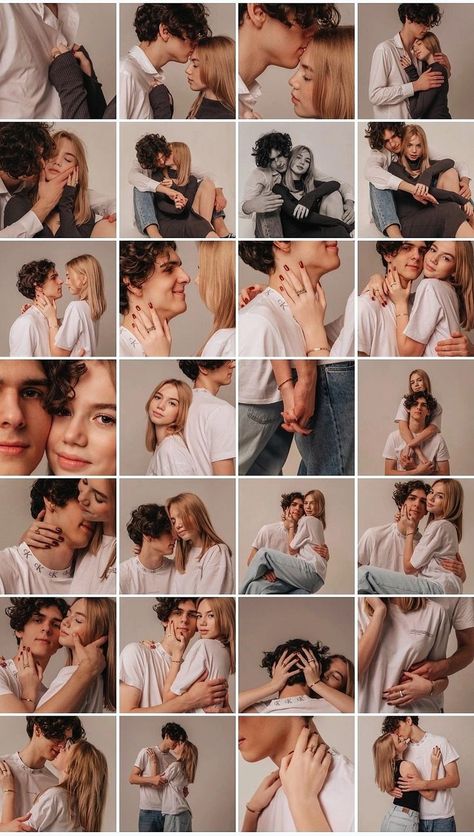 Couple In Room Photoshoot, Couple Pic Poses Ideas, Couple Photoshoot Instagram, Posing For Couples Photography, Couples Photos Selfie Poses, Couple Diy Photoshoot, Poses Engagement Photos, Reference Pose 2 People, Instagram Pose Ideas For Couples