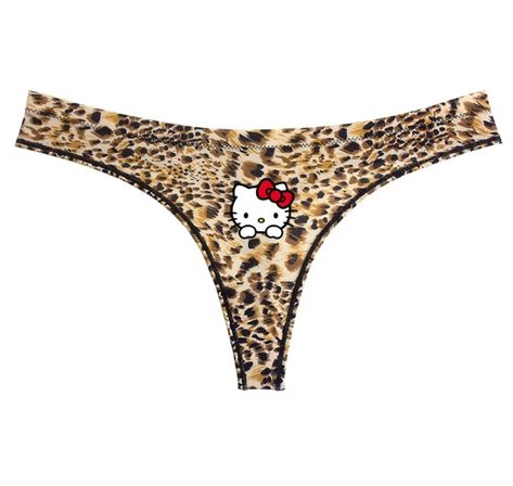 Sanrio Anime Hello Kitty Sexy Leopard Lingerie Quick-Drying Lightweight Seamless Thong Kawaii Birthday Gift🔥🌏💫 Hello Kitty Leopard, Leopard Lingerie, Anime Hello Kitty, Kawaii Birthday, Kitty Clothes, Hello Kitty Clothes, Tv Girl, Tv Girls, Quick Dry