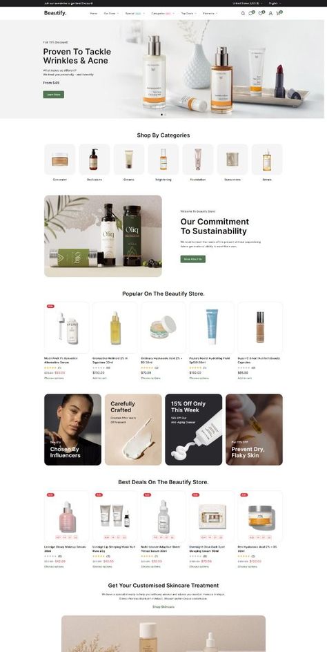 Landing Page Design 🌐 👌Beautify Website Design ----- ✅ 𝐏𝐥𝐚𝐭𝐟𝐨𝐫𝐦: Shopify ✅ 𝐂𝐥𝐢𝐞𝐧𝐭: Canada ✅ 𝐏𝐚𝐠𝐞𝐬: 10 ----- ⏩Hire Me Fiverr: https://fiverr.com/ecommerce_dsers/upload-products-or-add-products-to-shopify-dsers-or-any-ecommerce-store ⏩Book Now: https://calendly.com/mdnurulofficialbd/30-minute-meeting-clone ⏩Portpolio: https://behance.net/mdnurulofficialbd  #BeautifyWebsite #BeautifyStore #ShopifyStore #BeautifyWebDesign #BeautifyWebsiteDesign #website_free #landing_page_design E Commerce Web Design Layout, Shopify Landing Page, Behance Website Design, Premium Website Design, Product Listing Page Design, Shopify Store Design, Web Design E Commerce, Product Page Web Design, Ecommerce Web Design Product Page