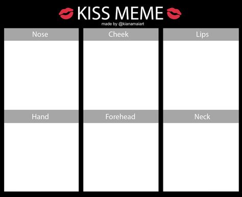 Kiana Mai, Kiss Meme, Oc X Canon, Character Sheet Template, Am Bored, Grey Alien, Draw Anime, Book Writing Tips, Make Good Choices