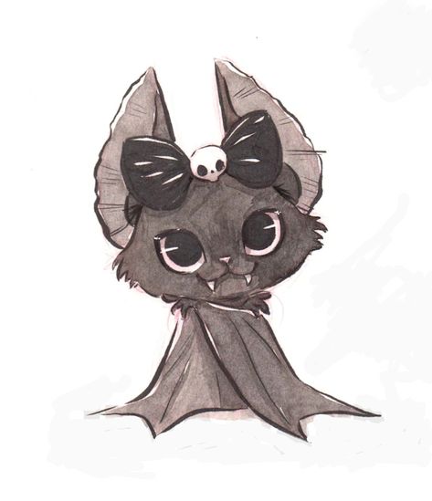 Tattoo Idea, A Drawing, Big Eyes, A Cat, Tattoo Ideas, Bat, Tattoos, The World