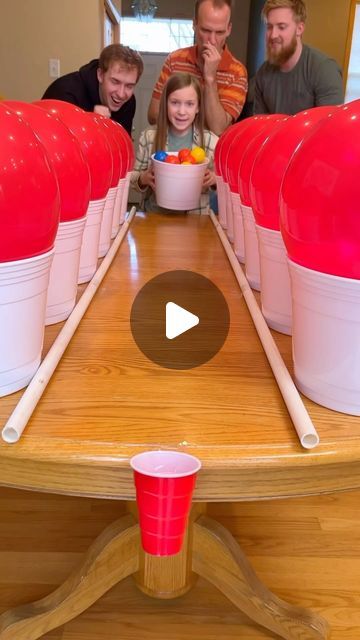 Benson Bros on Instagram: "Giant Ball Roll Game! 💰 #reels #games #challenge" Family Carnival Games, Win A Prize Games, Best Carnival Games, Oreo Challenge Game, Water Bottle On Fan Game, Boys Birthday Party Games Indoor, Food Balls Ideas, Ping Pong Prize Game, Indoor Relay Games For Adults