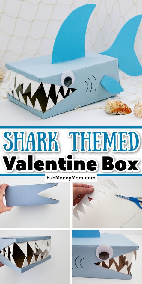 Monster Valentines Boxes, Shark Valentines Boxes, Daycare Treats, Homemade Valentine Boxes, Diy Valentine's Box, Twin Things, Valentine Boxes For School, Diy Valentines Box, Kids Valentine Boxes