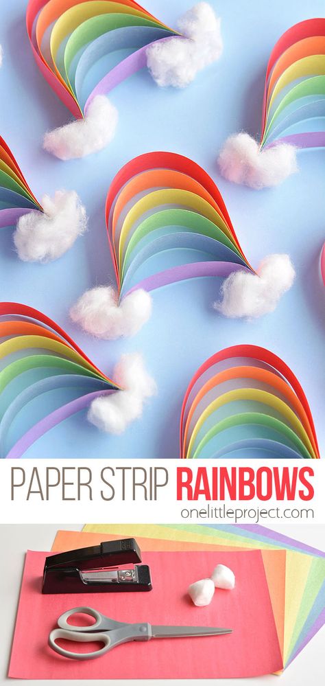 Take And Make Crafts, Meditation Kids, Rainbow Gifts, Rainbow Diy, Construction Paper Crafts, Folding Origami, Theme Classroom, Rainbow Crafts, Rainbow Theme