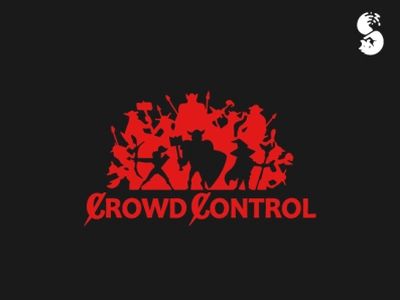 Crowd Control Logo by Eduardo Zaldivar on Dribbble Crowd Control, Global Community, Creative Professional, Logo Design, ? Logo, Movie Posters, Film Posters